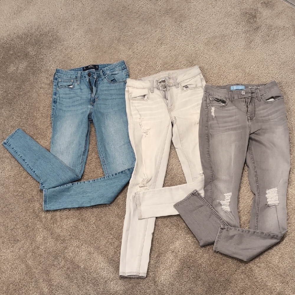 3 Pair Of Jeans